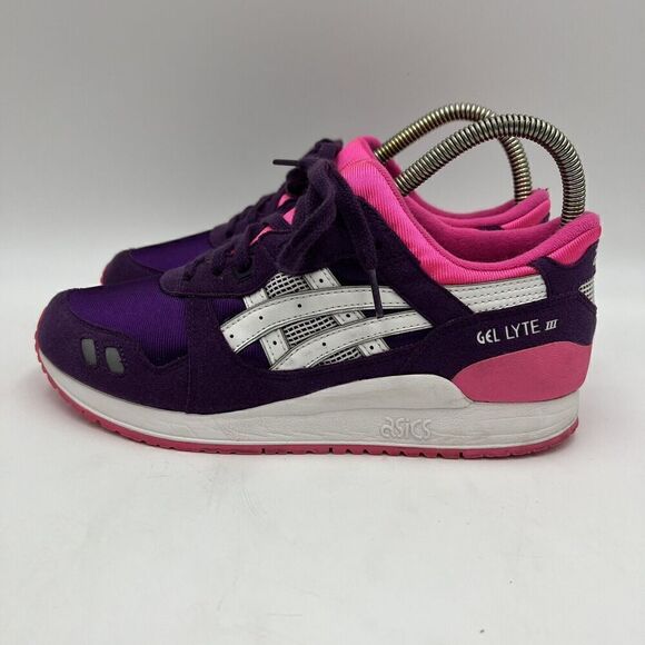 Size 6.5 - ASICS GEL-Lyte III Women Purple C5A4N - F460515 Shoe Sneakers Trainer - Picture 5 of 10